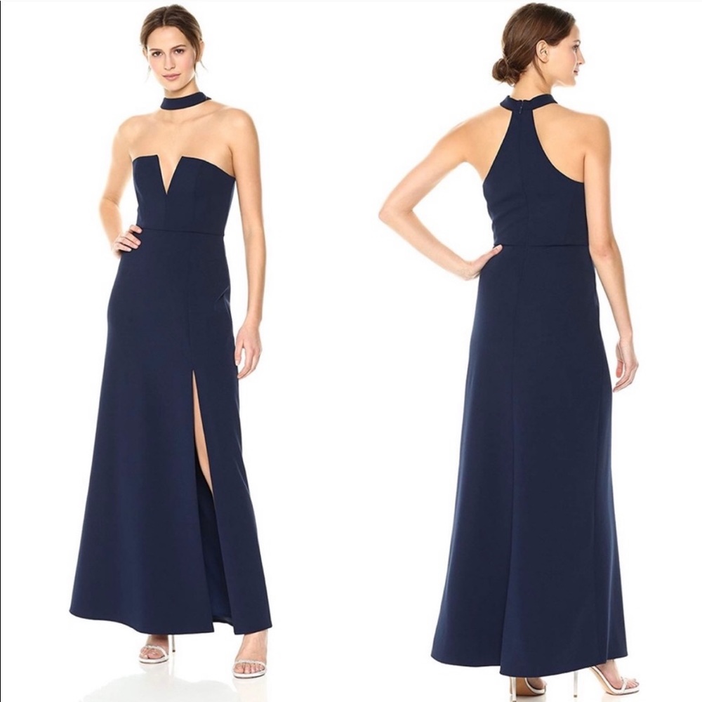 BCBGmaxazria gown - Navy blue